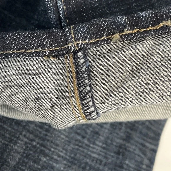 Levis 501 Denim Jeans 40x30 Straight Leg Button Fly Made 1 April 1996 EUC